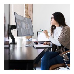 Ergotron HX Gelenkarm für 124.5cm - mattschwarz — Buy in Cyprus with Fast Delivery