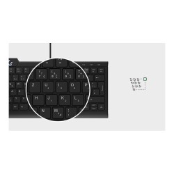 KeySonic KSK-5010ELC (DE) Mini mit Nummernblock schwarz — Buy in Cyprus with Fast Delivery