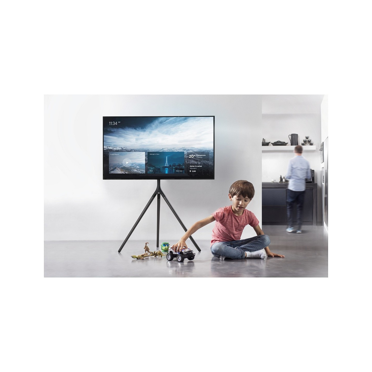 One for all Full Metal Tripod TV-Stativ WM 7461 (grau) — Buy in Cyprus with Fast Delivery