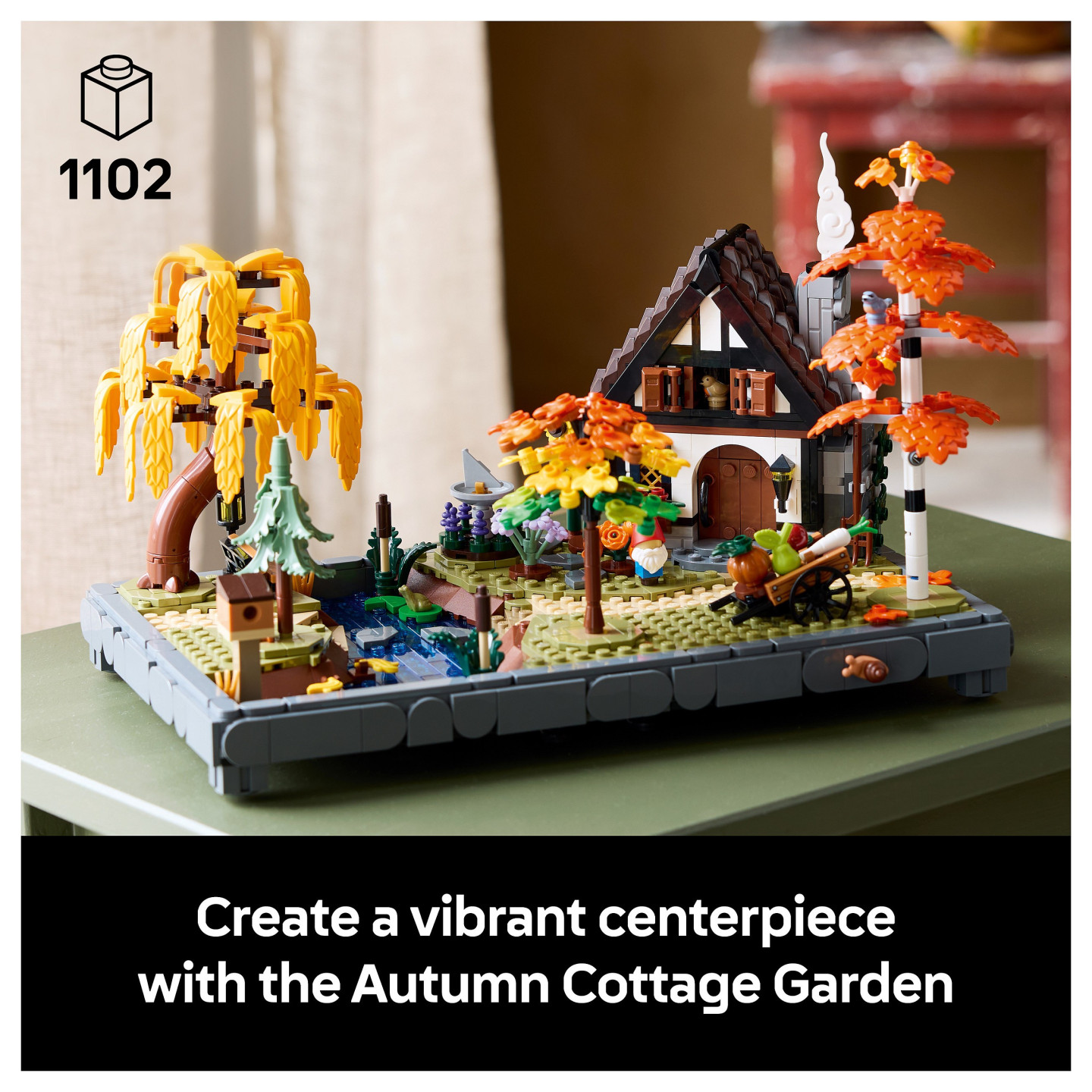 LEGO 11372 Icons Herbstlicher Landhausgarten — Buy in Cyprus with Fast Delivery