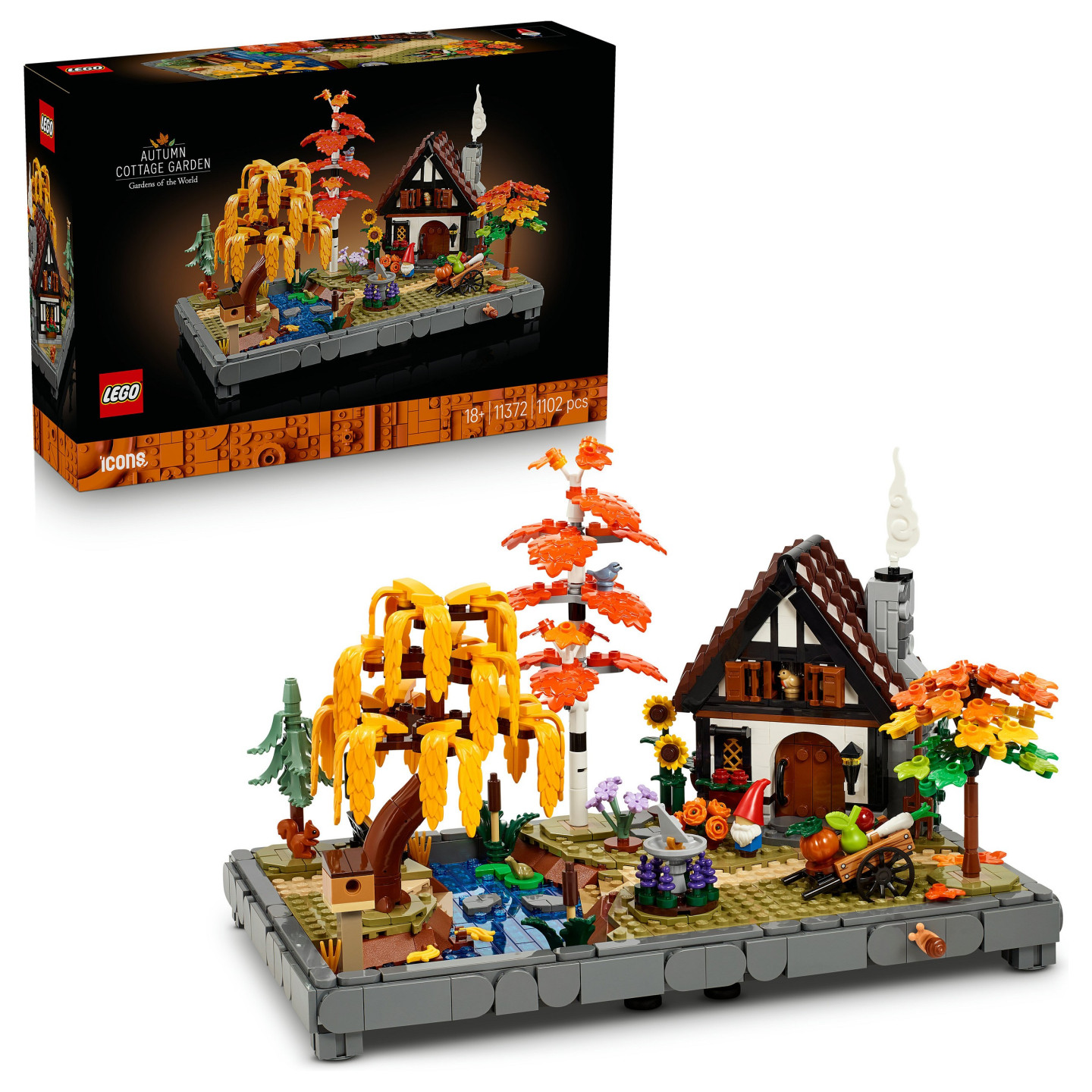 LEGO 11372 Icons Herbstlicher Landhausgarten — Buy in Cyprus with Fast Delivery