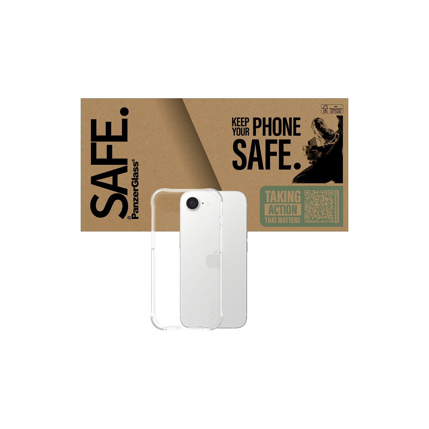 SAFE TPU Case. clear iPhone 16e BULK — Buy in Cyprus with Fast Delivery