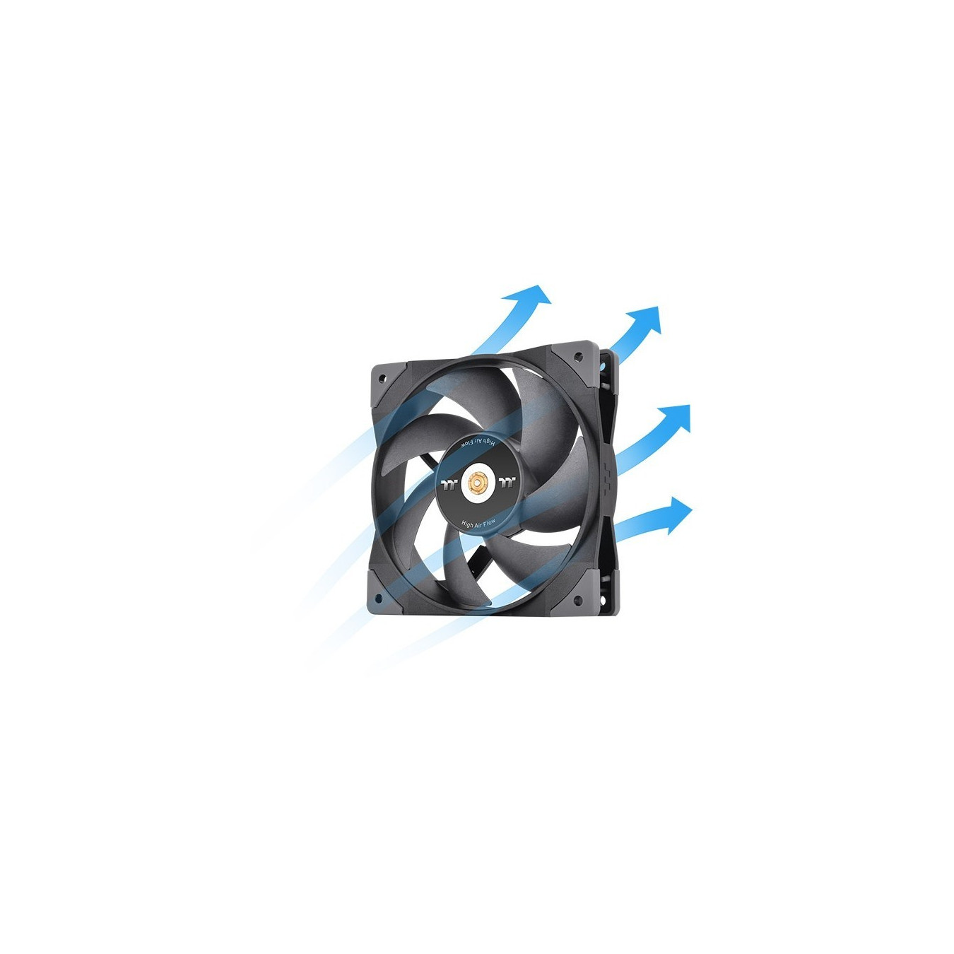 Thermaltake SWAFAN GT12 120mm Case Fan - Black, Hydraulic Bearing, 500–2000 RPM — Buy in Cyprus with Fast Delivery