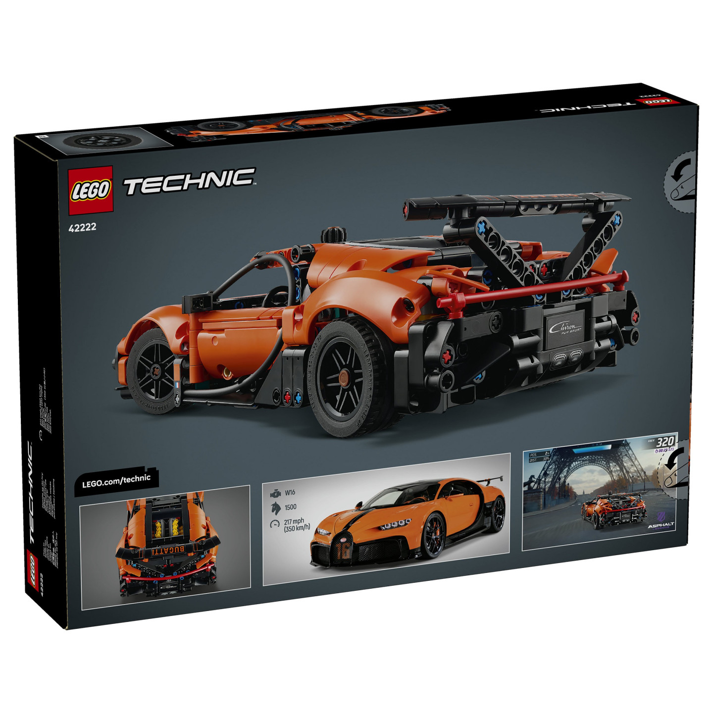 LEGO Technic 42222 Bugatti Chiron Pur Sport Hypercar — Buy in Cyprus with Fast Delivery