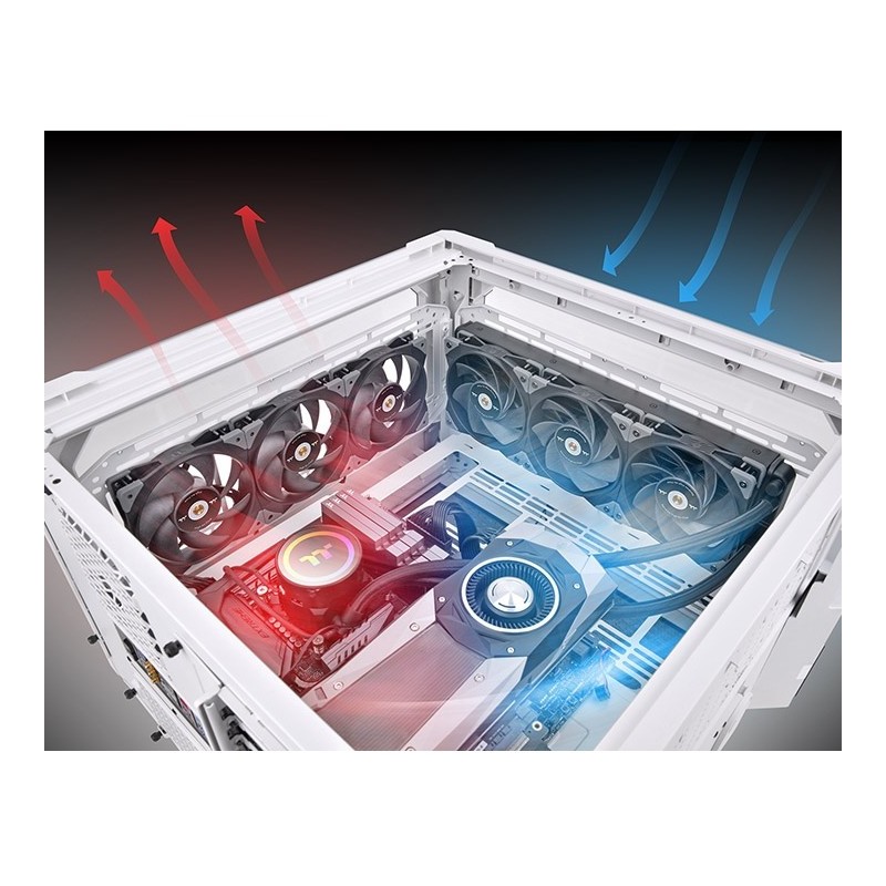 Buy Thermaltake SWAFAN GT12 120mm Case Fan - Black, Hydraulic Bearing, 500–200... in Cyprus, Nicosia, Limassol, Larnaka, Pafos