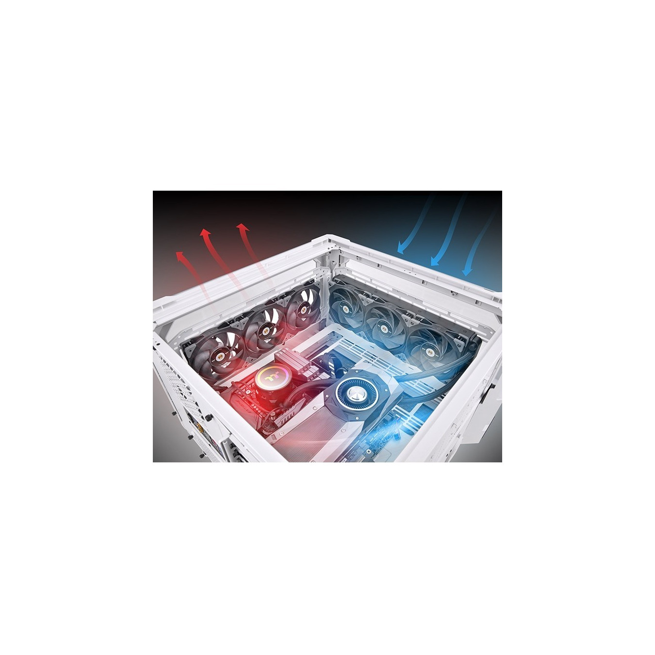 Thermaltake SWAFAN GT12 120mm Case Fan - Black, Hydraulic Bearing, 500–2000 RPM — Buy in Cyprus with Fast Delivery