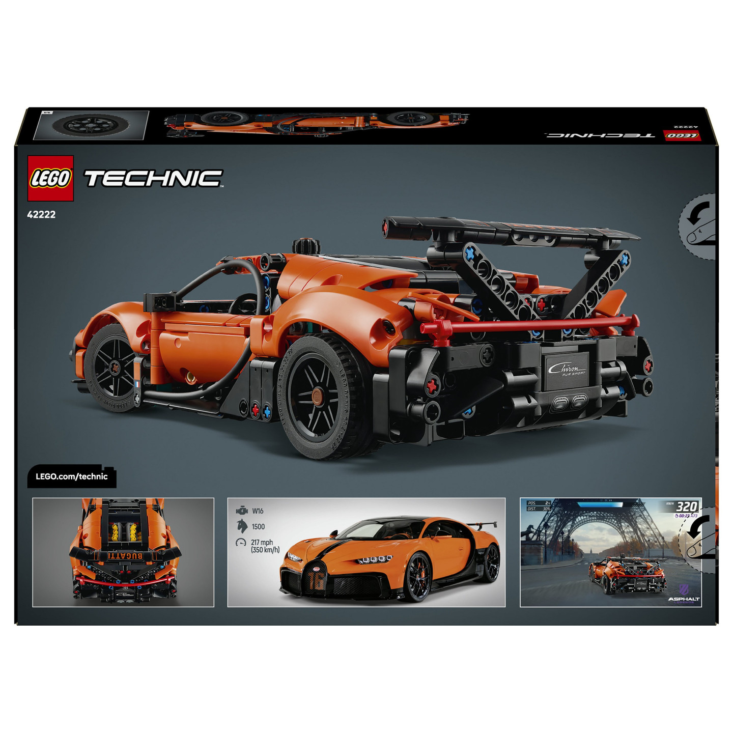 LEGO Technic 42222 Bugatti Chiron Pur Sport Hypercar — Buy in Cyprus with Fast Delivery