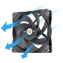 Buy Thermaltake SWAFAN GT12 120mm Case Fan - Black, Hydraulic Bearing, 500–200... in Cyprus, Nicosia, Limassol, Larnaka, Pafos