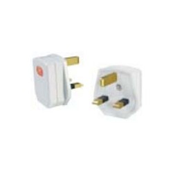 BACHMANN Schutzkontaktstecker England UK 13A 250V weiss 13A Fuse — Buy in Cyprus with Fast Delivery