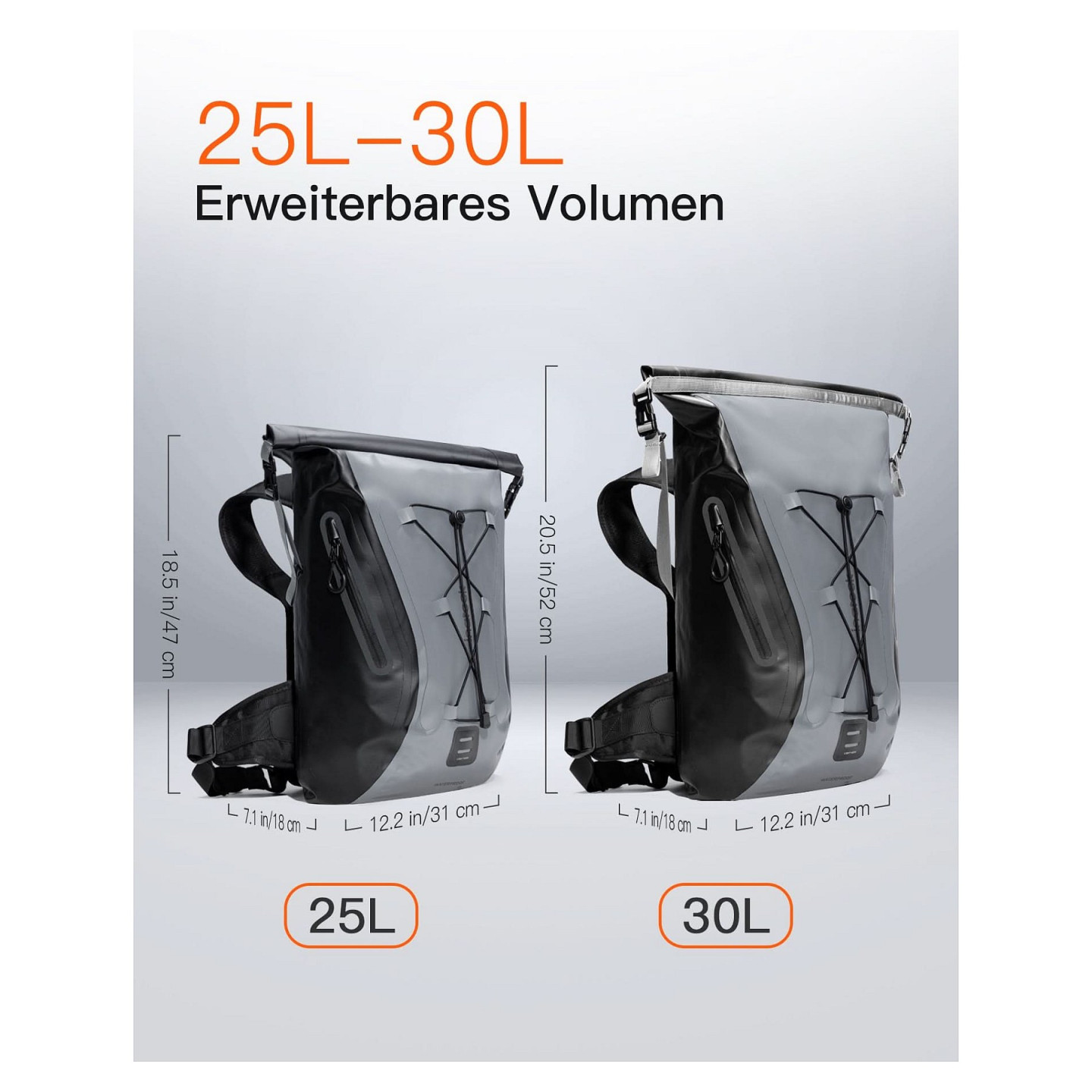 inateck Notebook-Rucksack BP06003 gray black 25-30L — Buy in Cyprus with Fast Delivery