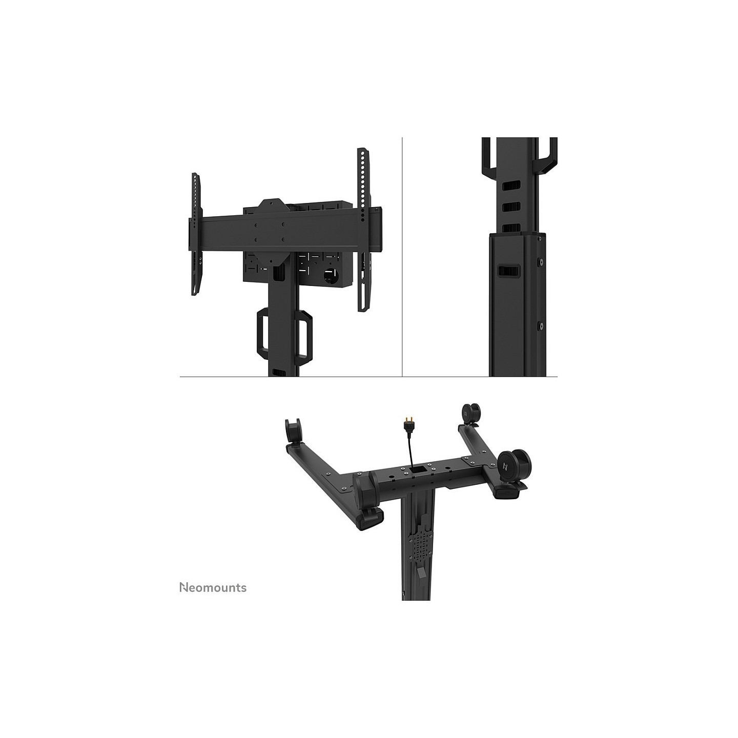 Neomounts FL50S-825BL1 Bodenständer für 37-75' Bildschirme - Schwarz — Buy in Cyprus with Fast Delivery