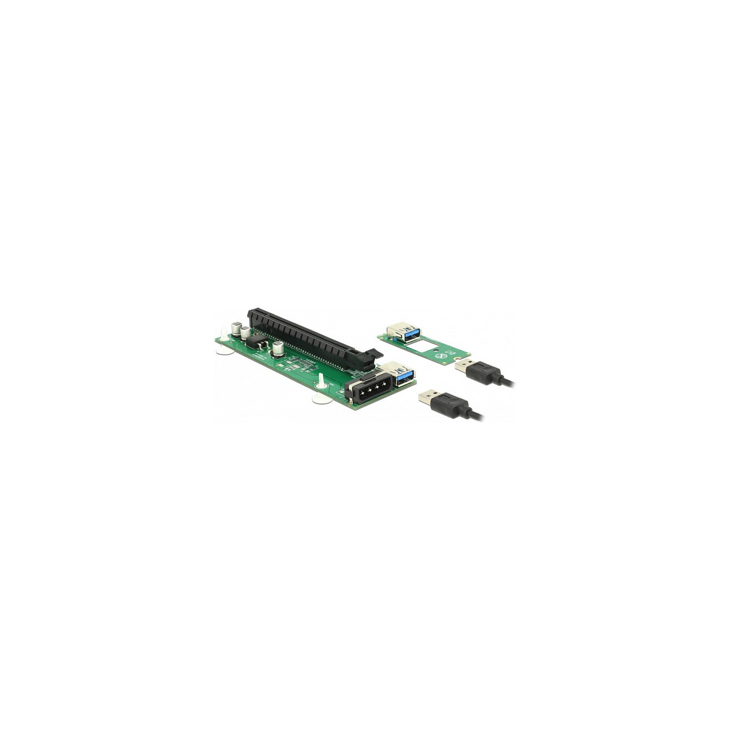 Delock Riser Karte M.2 Key B+M to PCI Express x16 mit 30 cm USB Kabel — Buy in Cyprus with Fast Delivery