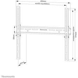 Neomounts WL30-350BL14 feste Wandhalterung für 32-65' Bildschirme - Schwarz — Buy in Cyprus with Fast Delivery