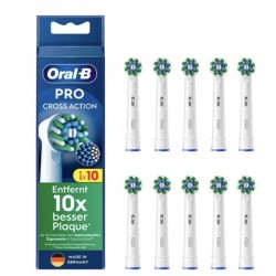 Oral-B Aufsteckbürsten CrossAction 10er weiß — Buy in Cyprus with Fast Delivery
