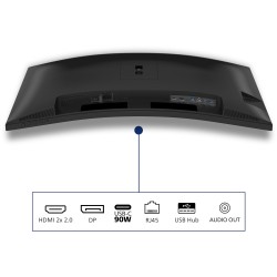 Buy Philips 34B2U3600C - 34in Curved VA UWQHD (3440x1440) 120Hz 4ms USB-C - Black in Cyprus, Nicosia, Limassol, Larnaka, Pafos
