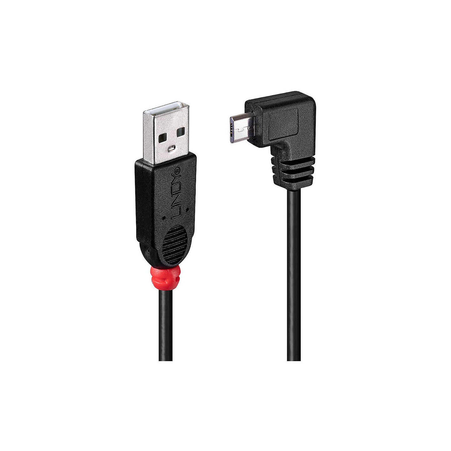LINDY USB 2.0 Kabel Typ A Micro-B 90° gewinkelt M M 2m — Buy in Cyprus with Fast Delivery