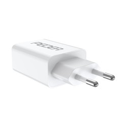 PEDEA 20W USB-C (PD) Schnellladegerät - 2-Ports Mehrfach Handy-Ladegerät mit USB-C und USB-A. weiß