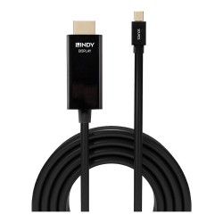 LINDY Mini-DisplayPort an HDMI Kabel 4K30 (DP: passiv) 3m — Buy in Cyprus with Fast Delivery