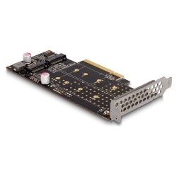 PCI Express x8 Karte zu 2 x intern NVMe M.2 Key M - Bifurcation - Low Profile Formfaktor — Buy in Cyprus with Fast Delivery