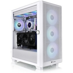 Buy Thermaltake S250 TG ARGB - Mid Tower PC Case - Snow White, Tempered Glass, A... in Cyprus, Nicosia, Limassol, Larnaka, Pafos