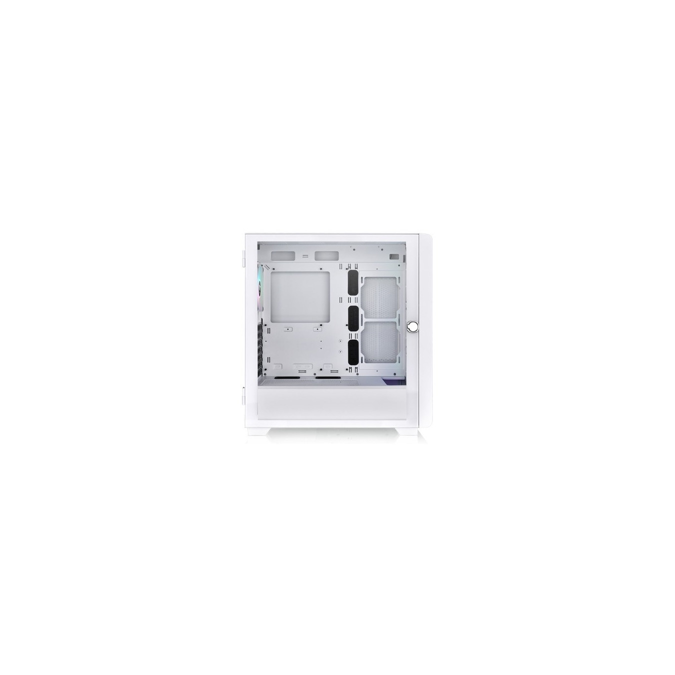 Thermaltake S250 TG ARGB - Mid Tower PC Case - Snow White, Tempered Glass, ARGB, ATX/E-ATX/mATX/Mini-ITX