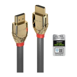 LINDY HDMI Kabel Ultra High Speed 2m. Gold Line — Buy in Cyprus with Fast Delivery