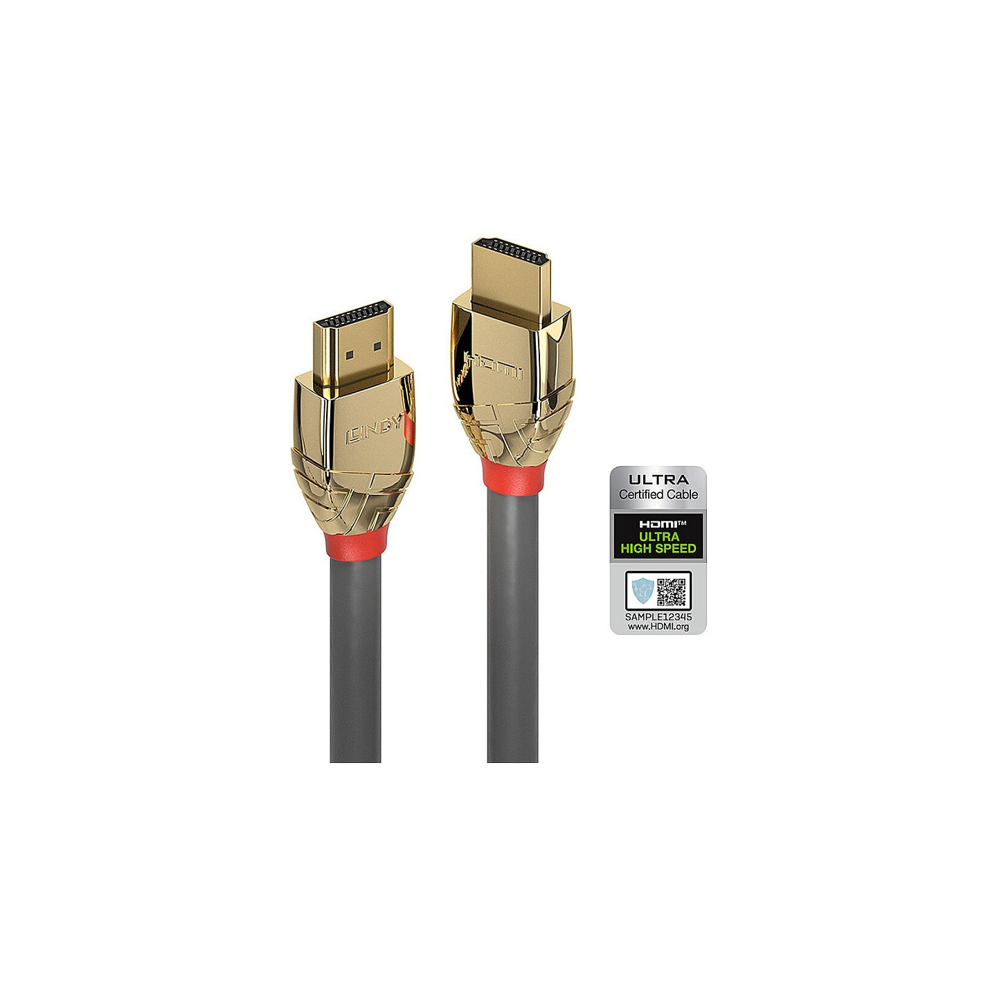 LINDY HDMI Kabel Ultra High Speed 2m. Gold Line — Buy in Cyprus with Fast Delivery