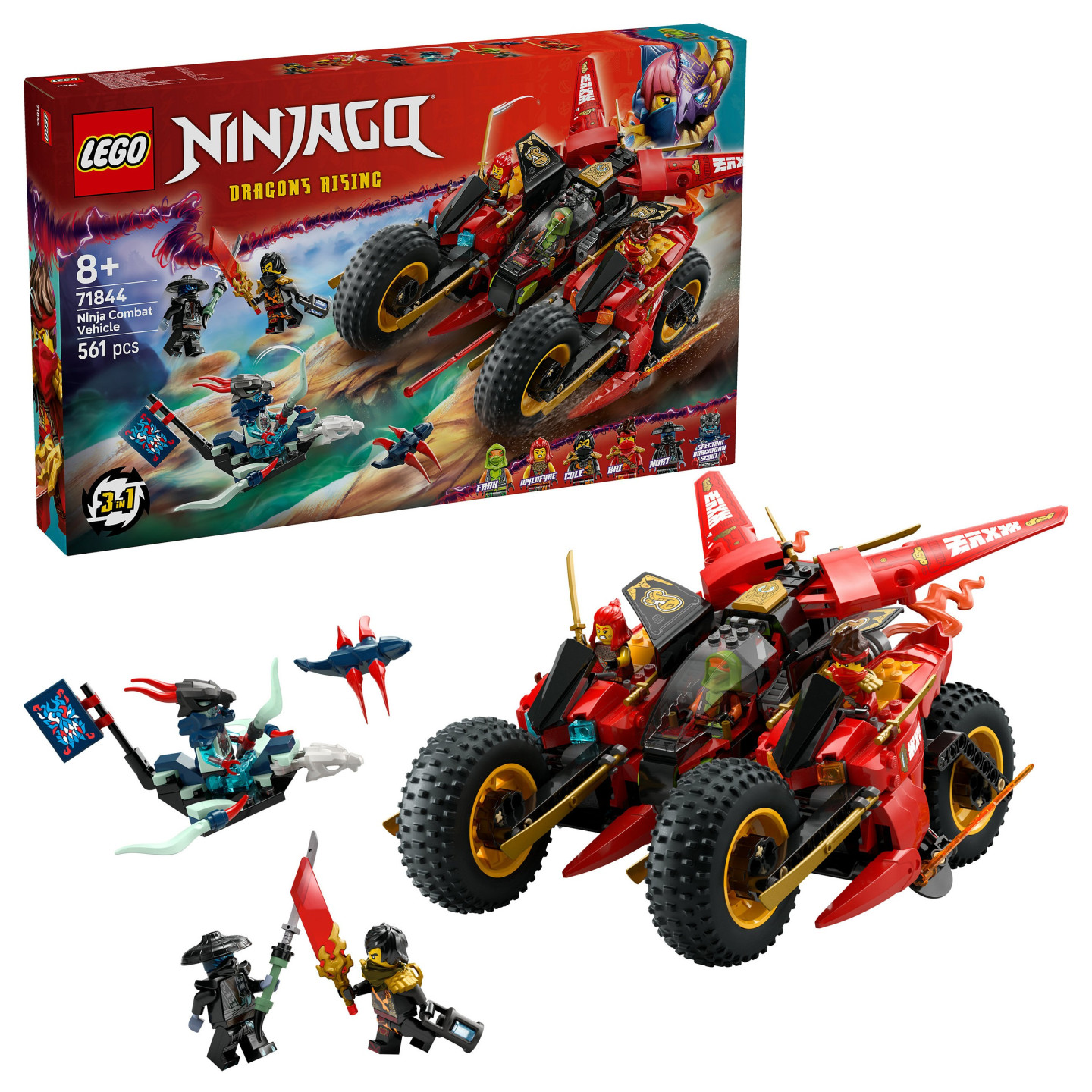 LEGO 71844 Ninjago Ninja-Actionflitzer — Buy in Cyprus with Fast Delivery