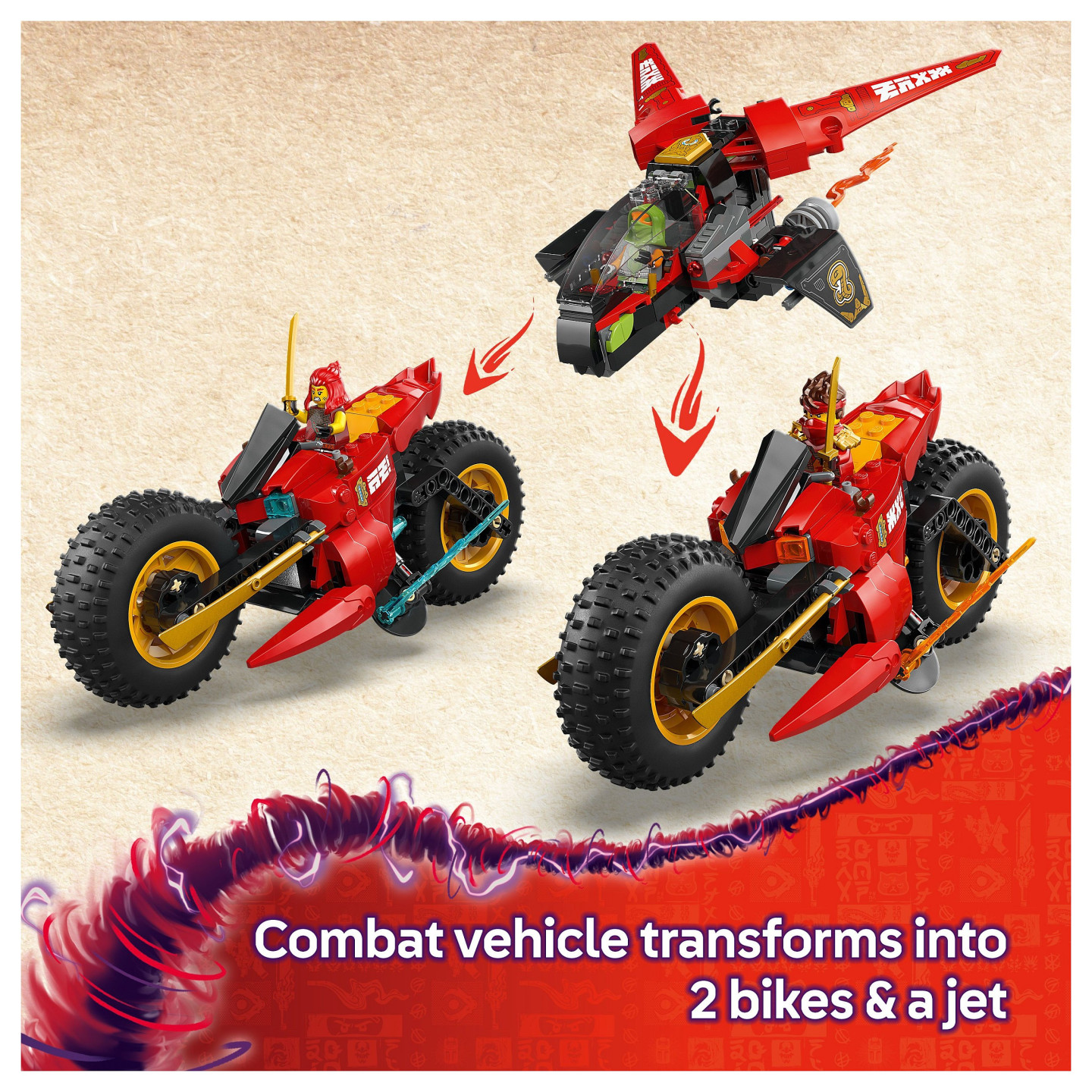 LEGO 71844 Ninjago Ninja-Actionflitzer — Buy in Cyprus with Fast Delivery