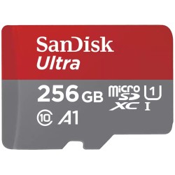 Buy SanDisk Ultra microSDXC 256GB - SDSQUAC-256G-GN6FA - Grey/Red, UHS-I, 150MB/... in Cyprus, Nicosia, Limassol, Larnaka, Pafos