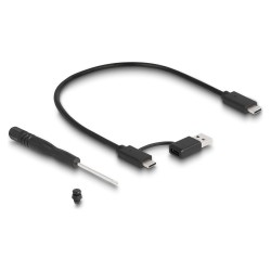 Externes Gaming Gehäuse für M.2 NVMe PCIe SSD mit SuperSpeed USB 20 Gbps (USB 3.2 Gen 2x2) USB Type-CTM Buchse und RG...