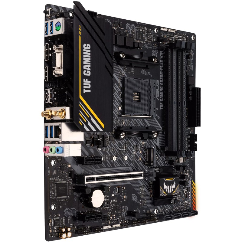 Buy ASUS TUF Gaming A520M-PLUS WiFi - AM4 microATX Motherboard, DDR4 4x DIMM, 12... in Cyprus, Nicosia, Limassol, Larnaka, Pafos