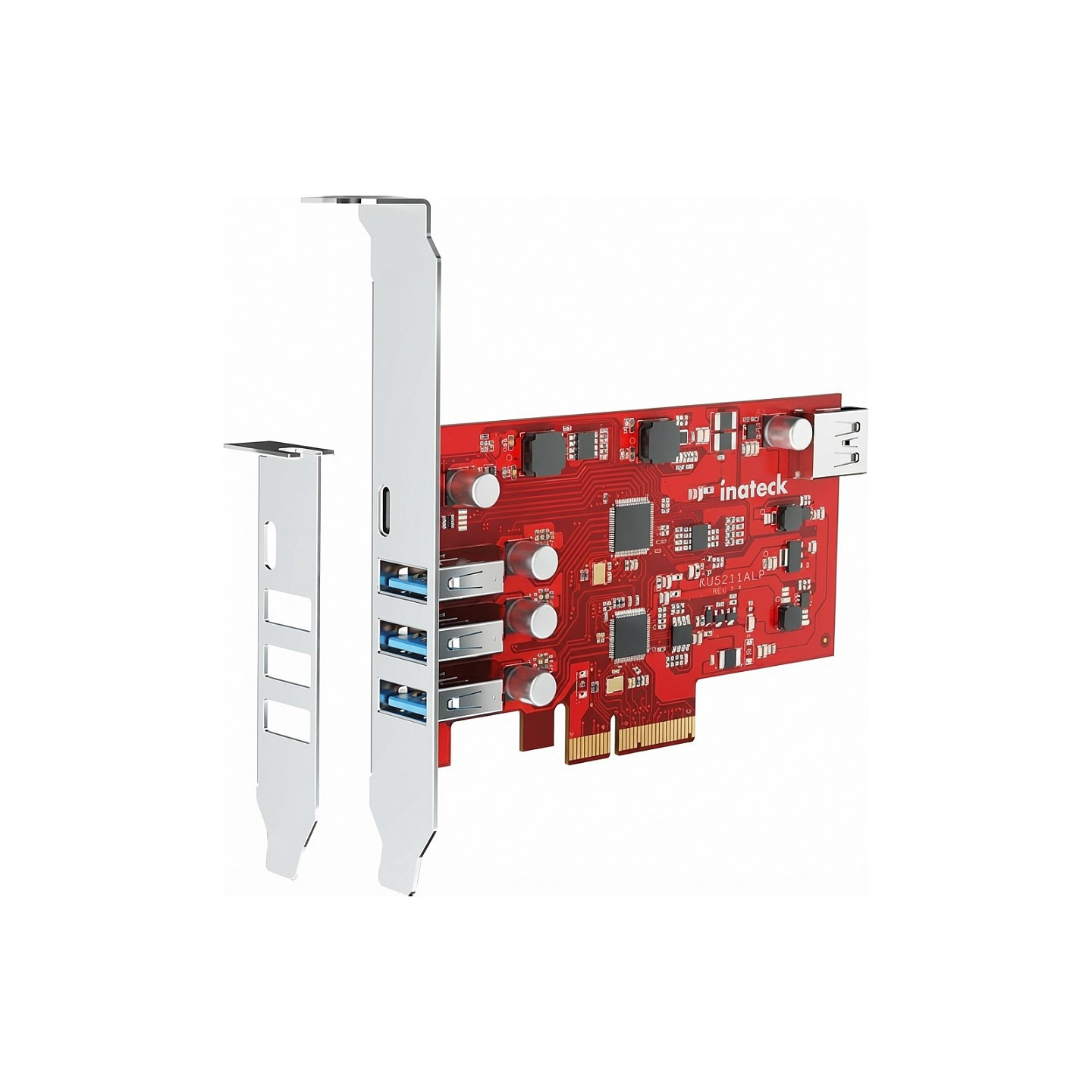 inateck PCIe Kart USB 3.2 G2. 2 USB C. 6 USB A Ports 16 Gbps — Buy in Cyprus with Fast Delivery
