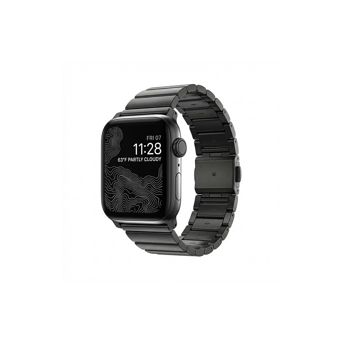 Nomad Strap Stainless Steel Graphite black V2 42 44 45 49mm — Buy in Cyprus with Fast Delivery