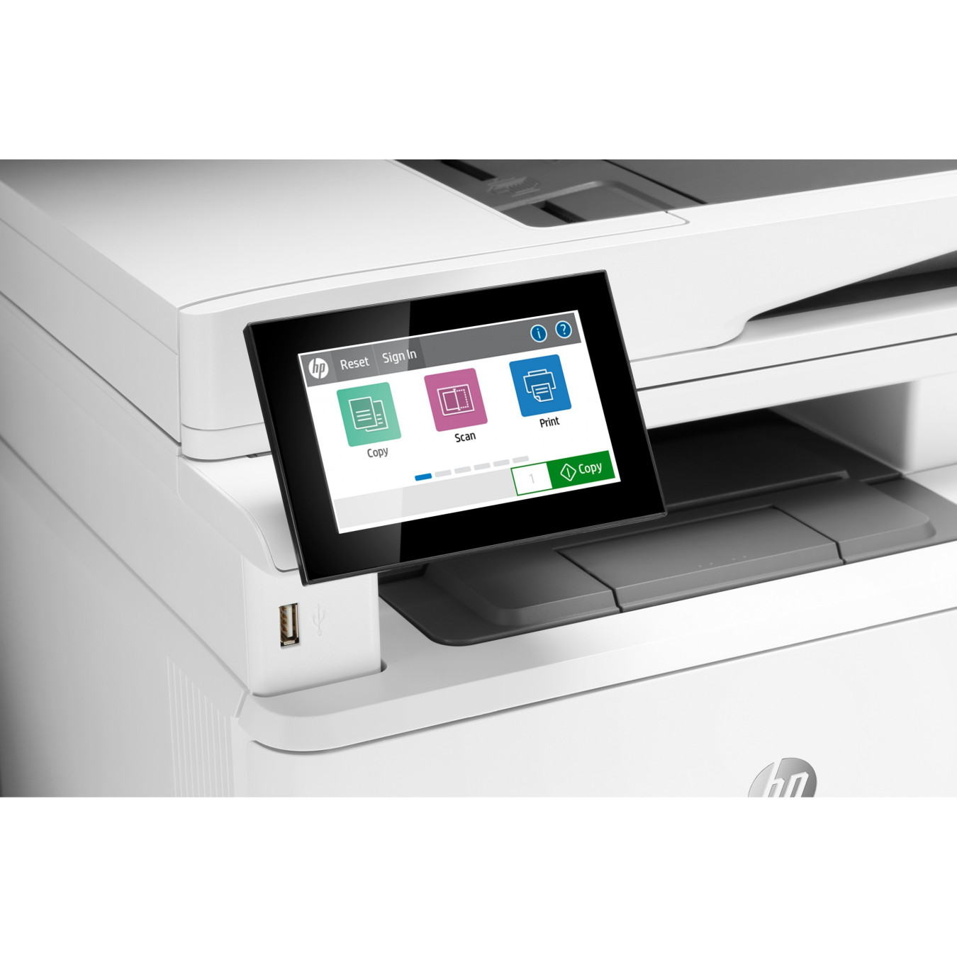 HP LaserJet Enterprise M430f - 4-in-1 Mono Laser MFP, A4, LAN, ADF, White — Buy in Cyprus with Fast Delivery