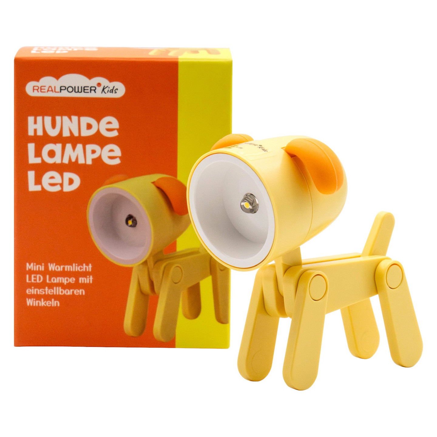 RealPower LED-Tier Taschenlampe Yellow dog — Buy in Cyprus with Fast Delivery