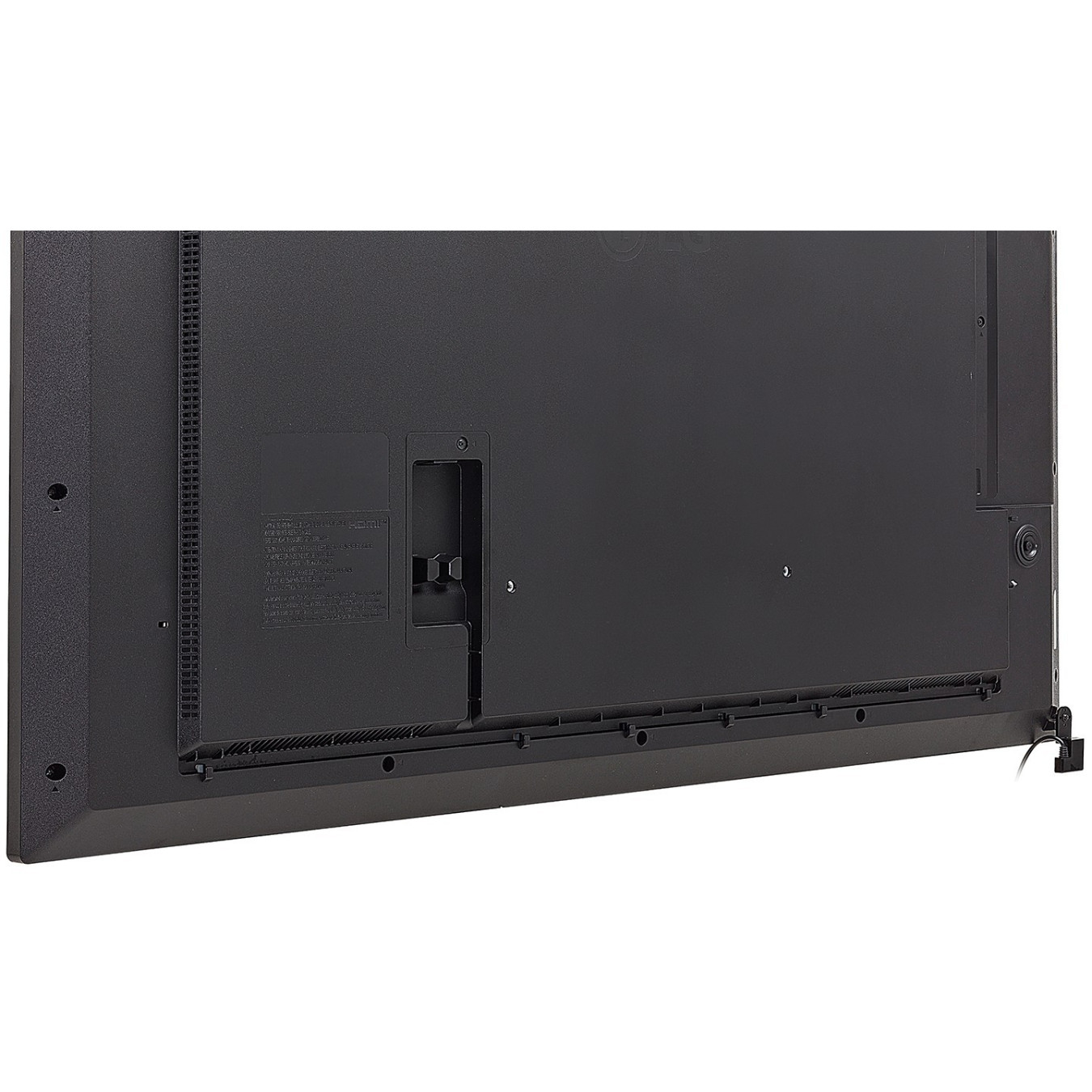 LG 49UM5N-H - 49-inch 4K UHD IPS Digital Signage Display - WebOS 6.0, 16GB SoC, 500 cd/m², Black