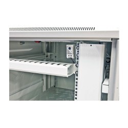 ALLNET Netzwerkschrank 19' 22HE B800 T 800mm Glastür Lichtgrau SNB-Serie — Buy in Cyprus with Fast Delivery