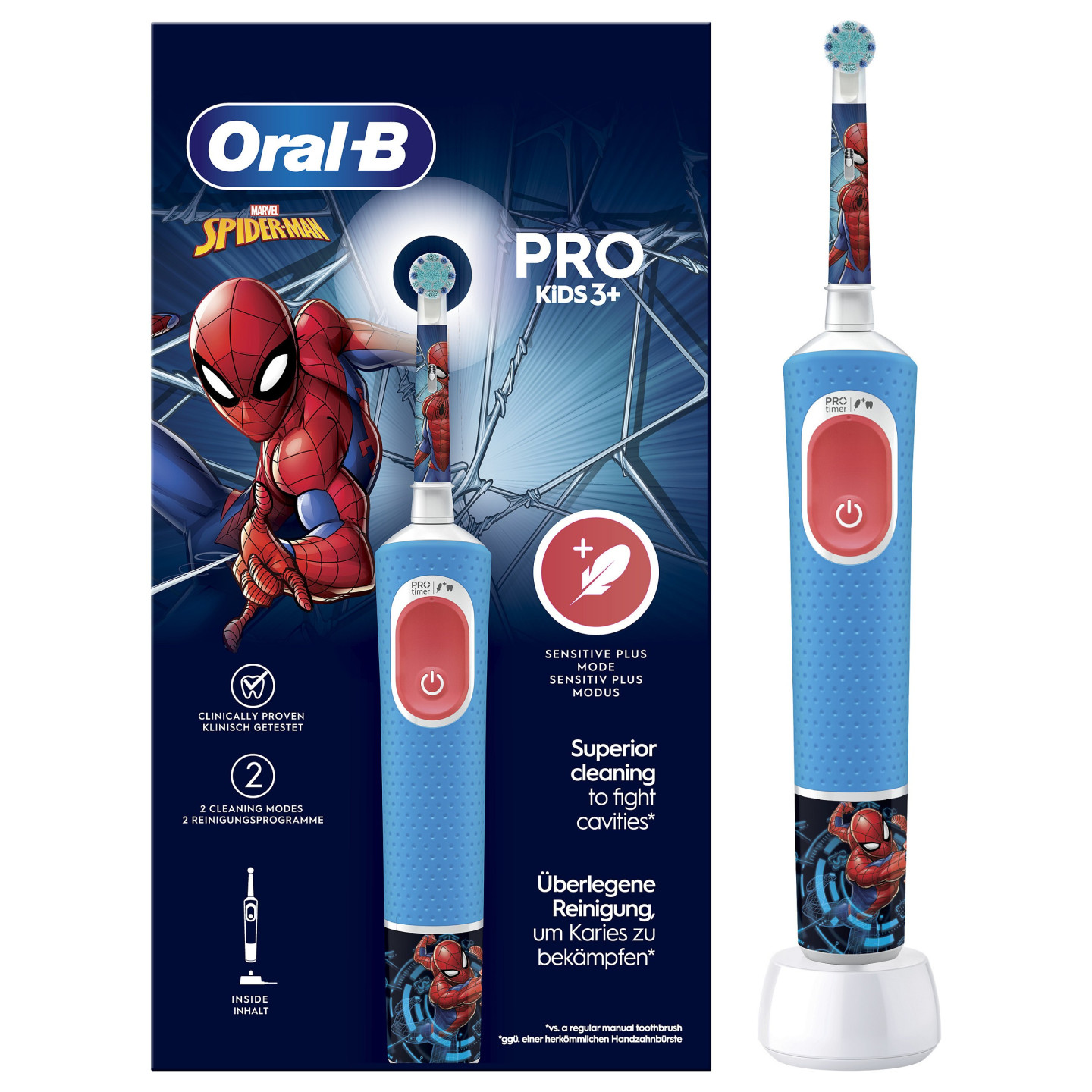 Oral-B Vitality Pro 103 Kids Spiderman — Buy in Cyprus with Fast Delivery