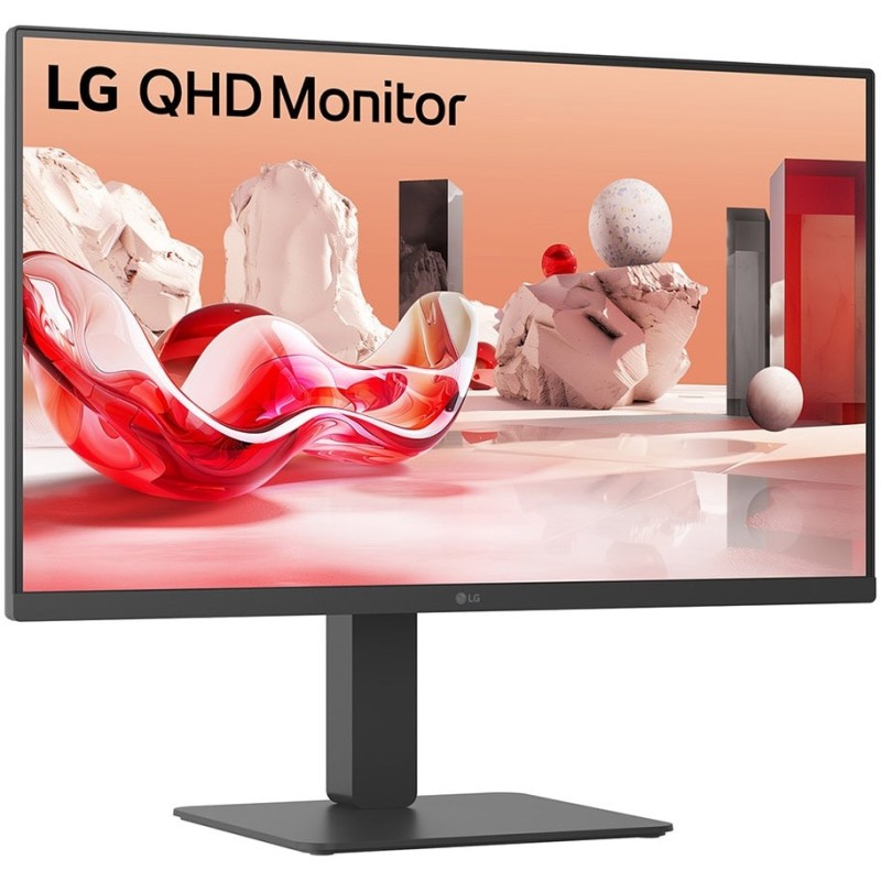 LG 27BA45QB-B 27" QHD IPS Monitor 75Hz 5ms HDR10 DP+2xHDMI Speakers Pivot (Boxed) — Buy in Cyprus with Fast Delivery