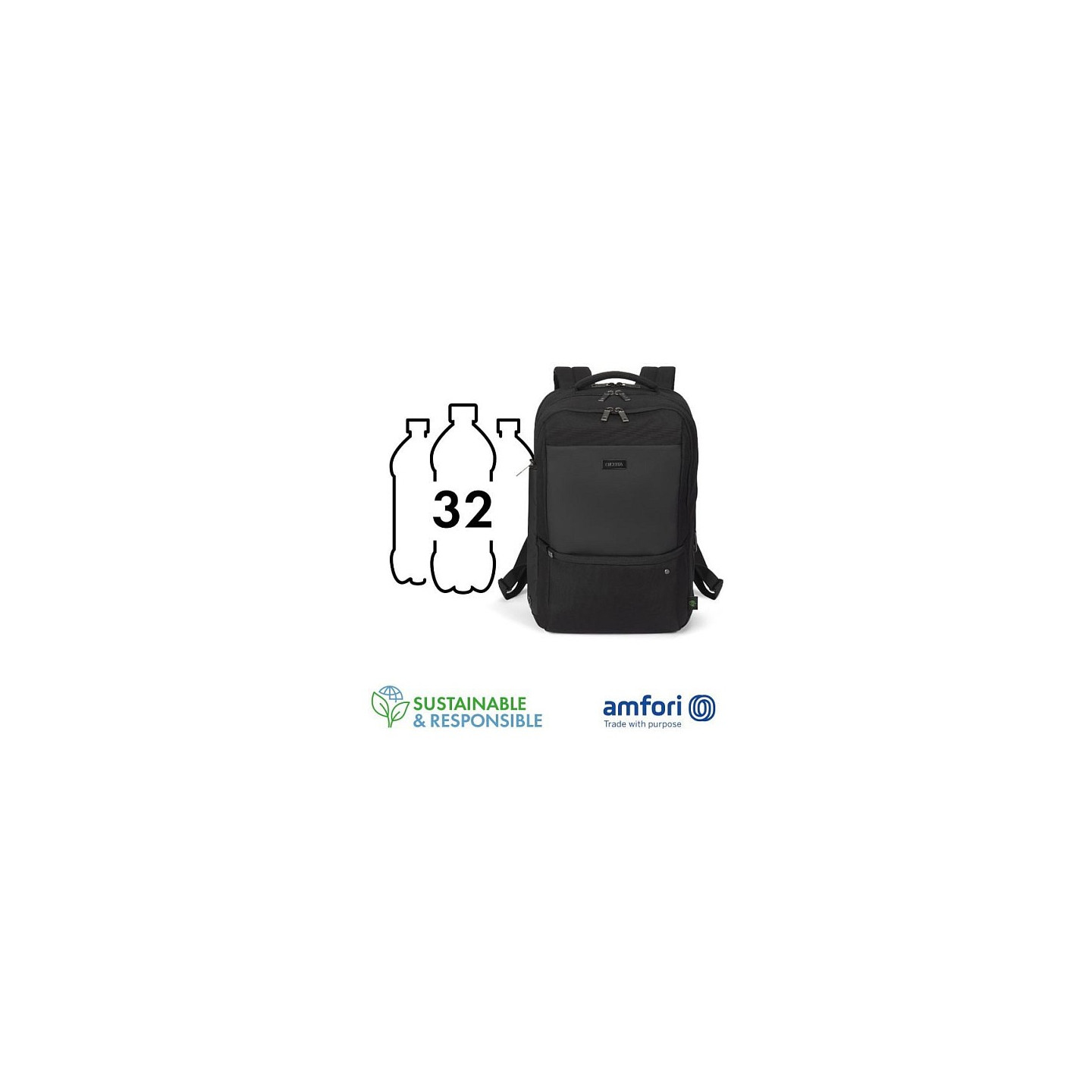 Dicota Backpack FIVE 15-17.3 black — Buy in Cyprus with Fast Delivery