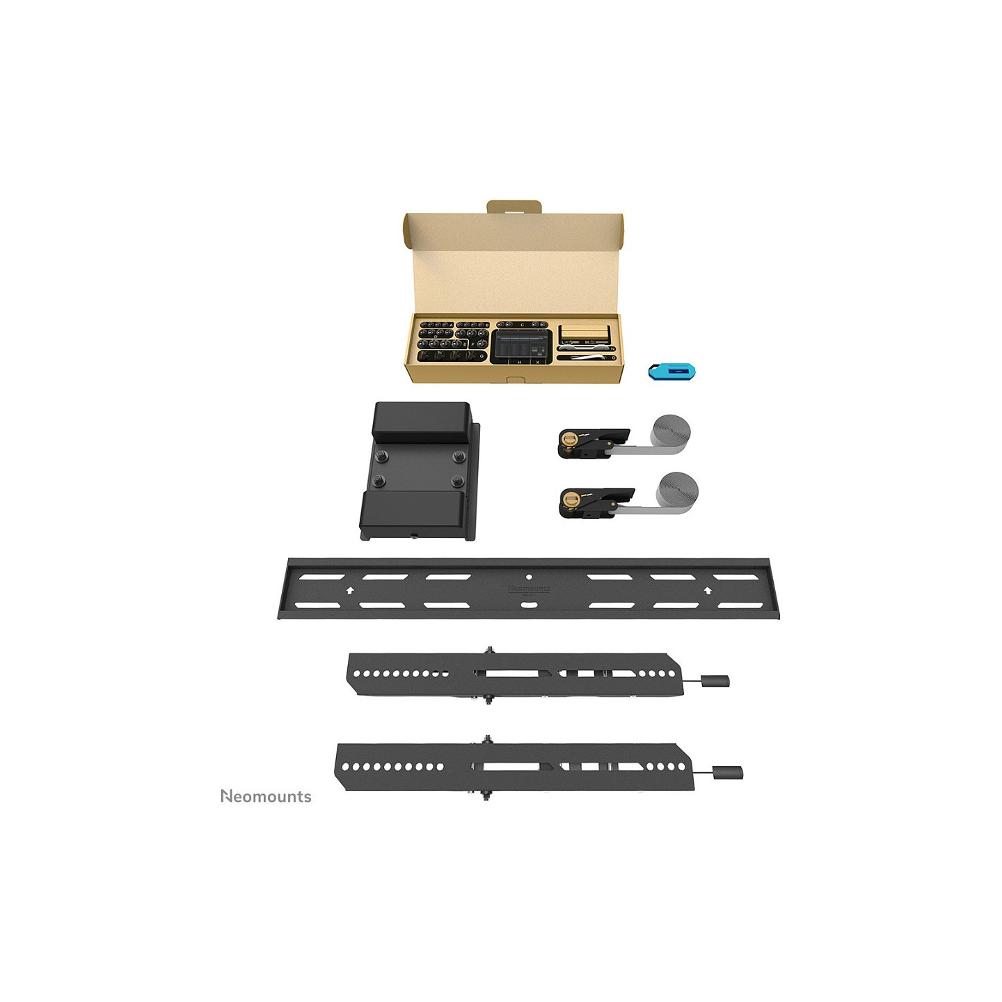Select TV-Säulenhalterung neigbar für 40-75' 50KG Black Neomounts — Buy in Cyprus with Fast Delivery