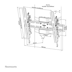 Select TV-Säulenhalterung neigbar für 40-75' 50KG Black Neomounts — Buy in Cyprus with Fast Delivery