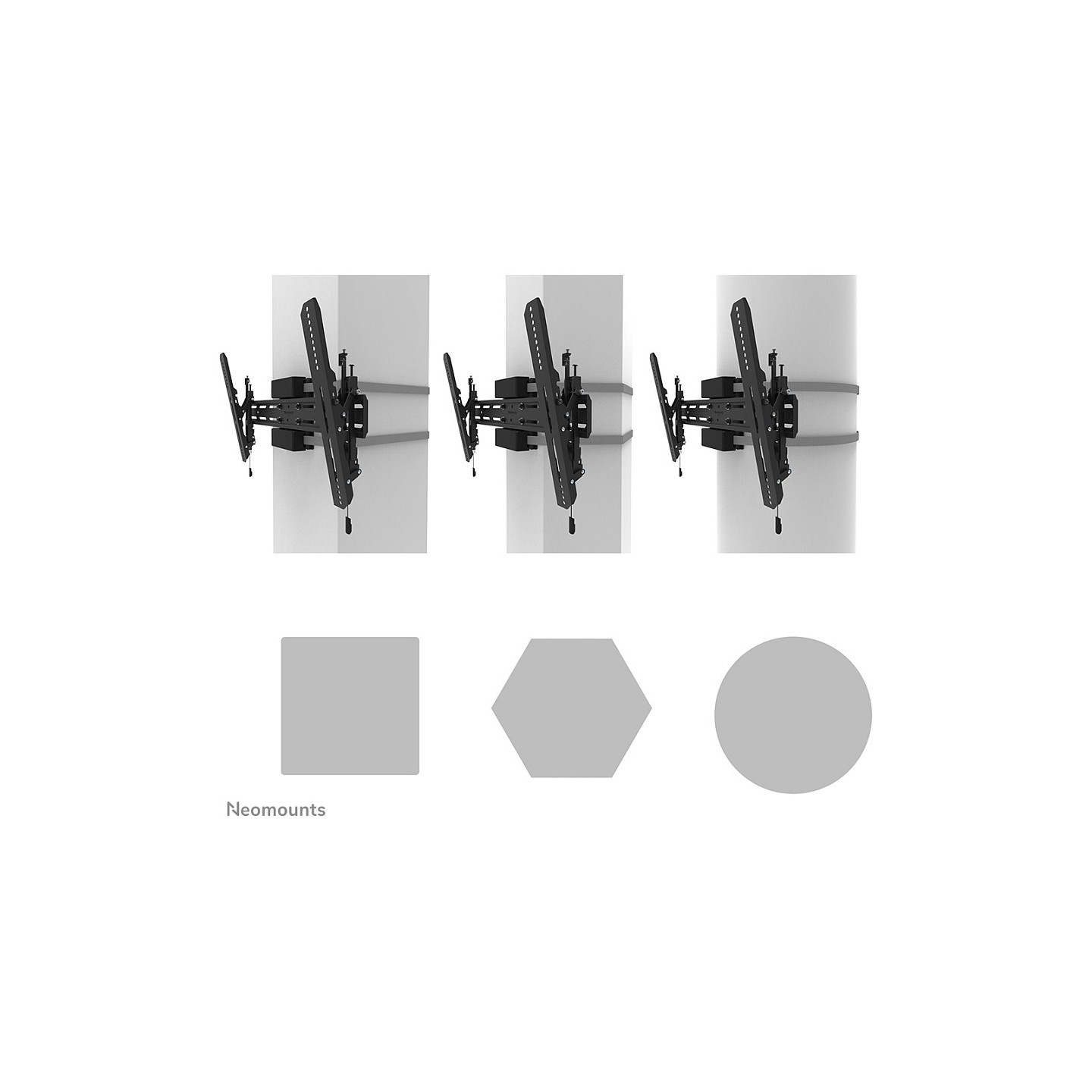 Select TV-Säulenhalterung neigbar für 40-75' 50KG Black Neomounts — Buy in Cyprus with Fast Delivery