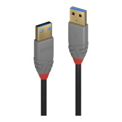 LINDY USB 3.2 Kabel Typ A A Anthra Line M M 2m — Buy in Cyprus with Fast Delivery