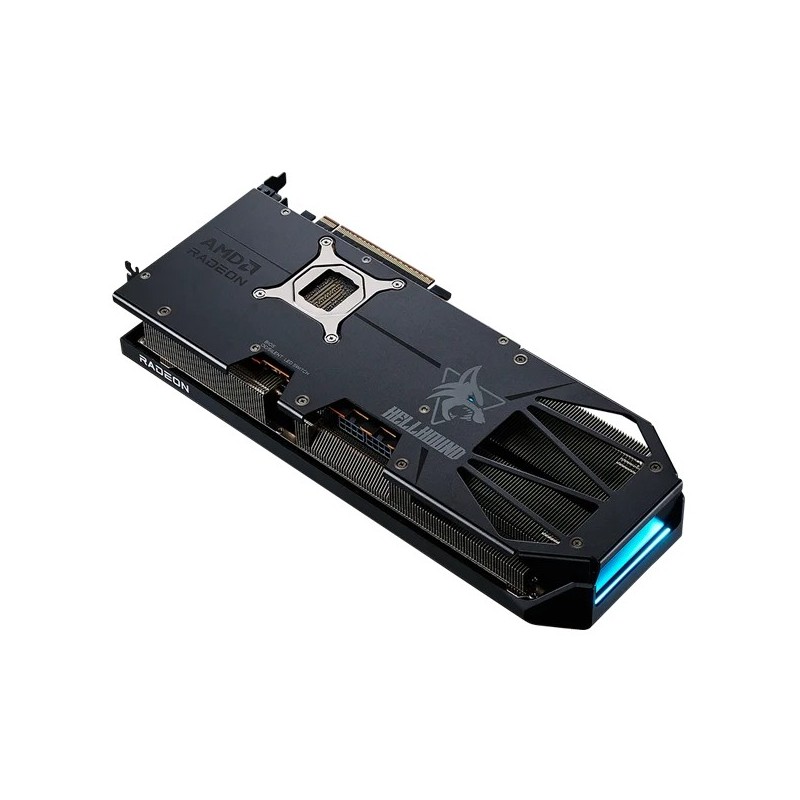 Buy PowerColor Hellhound RX 9070 - 16GB GDDR6, Triple-Fan OC, PCIe 5.0, Blue LED... in Cyprus, Nicosia, Limassol, Larnaka, Pafos