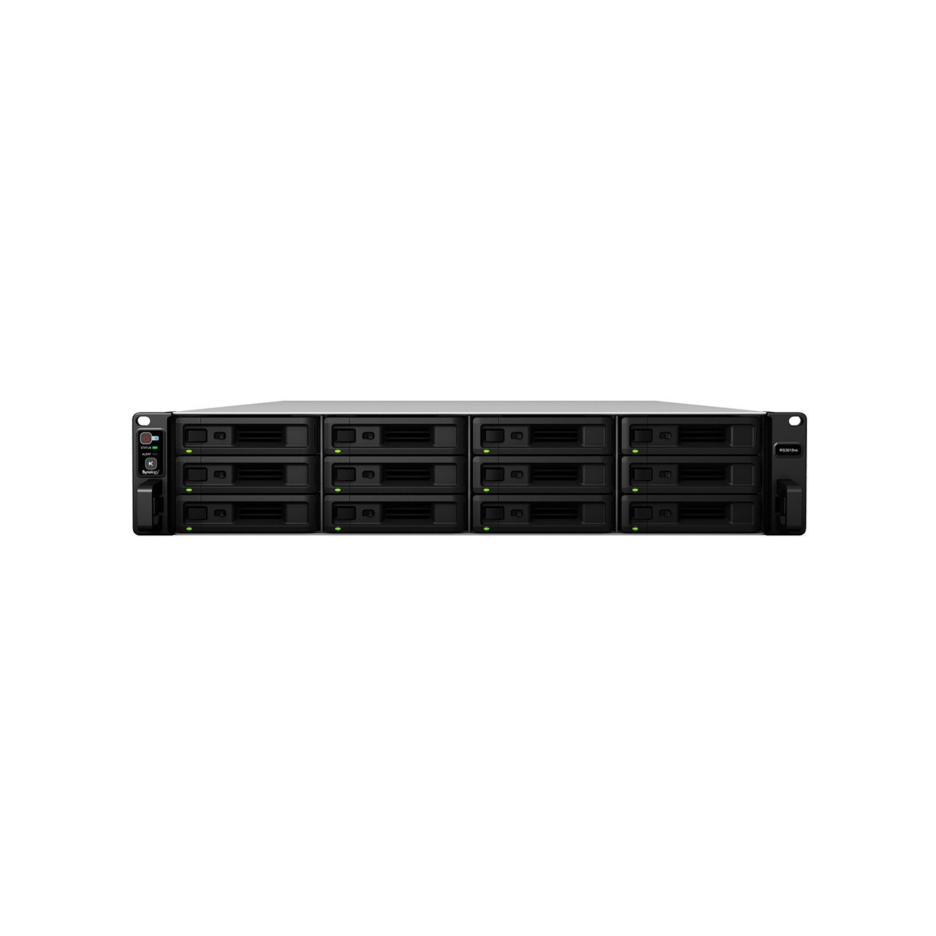Synology RackStation RS3618xs - 12-bay 2U NAS - Intel Xeon D-1521 2.4GHz (2.7GHz boost), 8GB DDR4