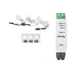 Shelly Relais 'Pro 3EM-3CT63' WLAN LAN Stromzähler Inkl. CT Messfunktion BT DIN-Rail — Buy in Cyprus with Fast Delivery