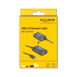 USB 2.0 Verlängerung+Hub aktiv 10 — Buy in Cyprus with Fast Delivery