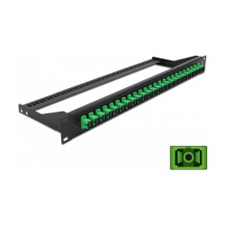 Delock 19? LWL Patchpanel 24 Port SC Simplex grün — Buy in Cyprus with Fast Delivery
